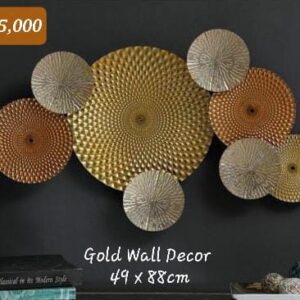 Gold wall decor